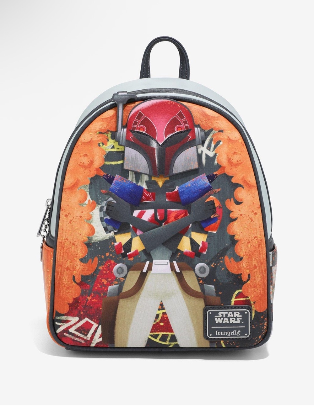 🩵PRICE FIRM🩵 NWOT Loungefly Star Wars Sabine Paint Backpack BoxLunch Exclusive